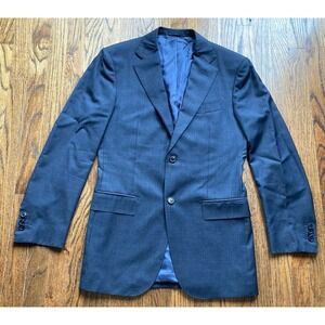 Suitsupply Blazer Mens Size 38L Wool Midnight Blue E Thomas Jacket Sport Coat